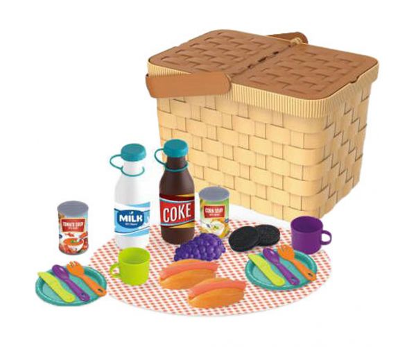 Luna: Set de joacă picnic în coș, 25 piese