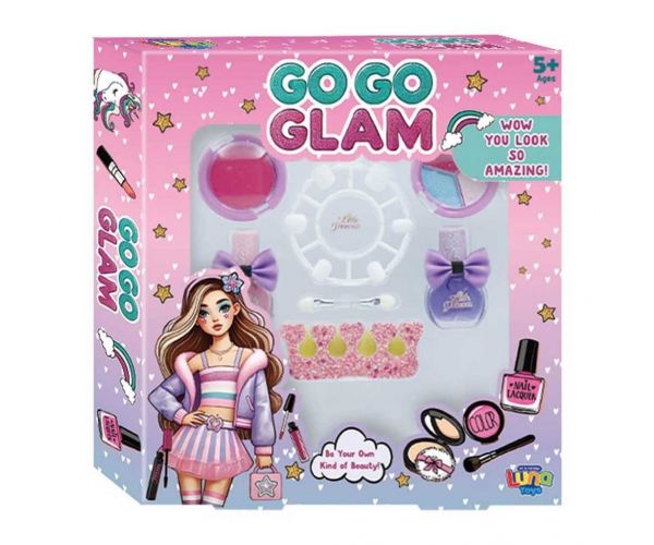 Luna: Set de machiaj Go-Go Glam, 11 piese