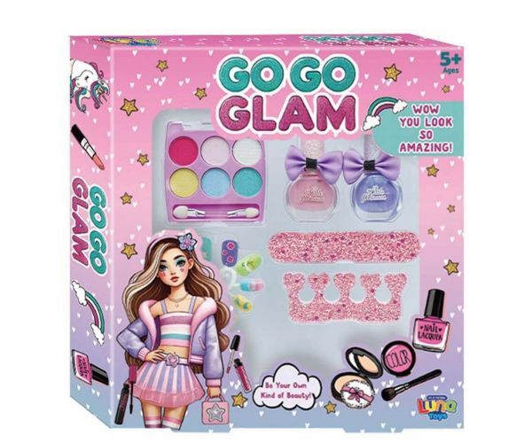Luna: Set de machiaj Go-Go Glam, 22 piese