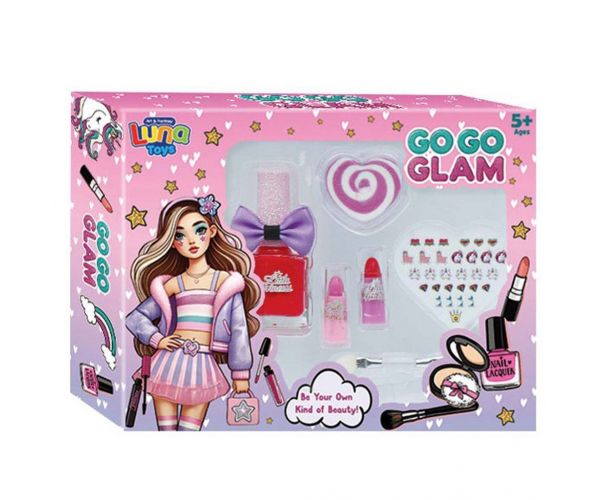 Luna: Set de machiaj Go-Go Glam, 6 piese