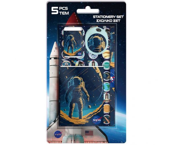 Luna: Set de rechizite NASA pentru astronauți, 5 bucăți
