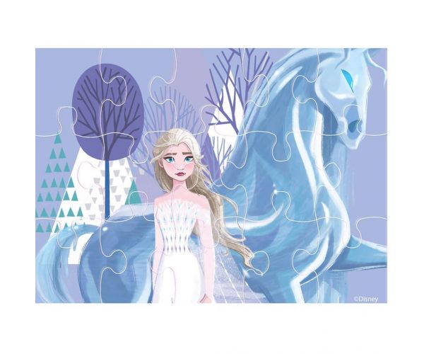 Luna: Set puzzle 4-în-1 Frozen