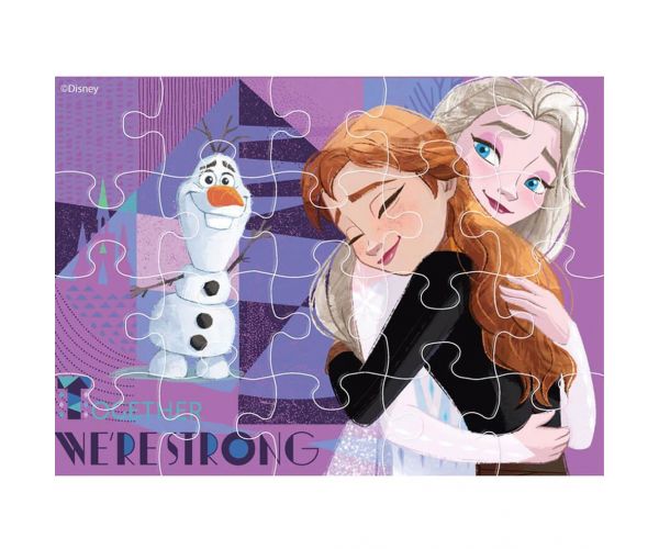 Luna: Set puzzle 4-în-1 Frozen