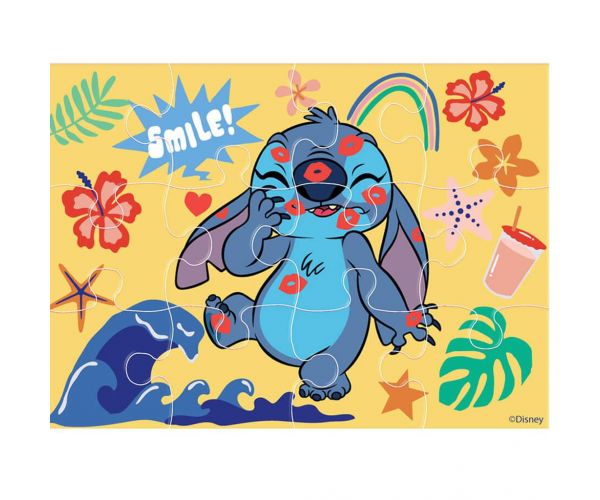 Luna: Set puzzle 4-în-1 Stitch