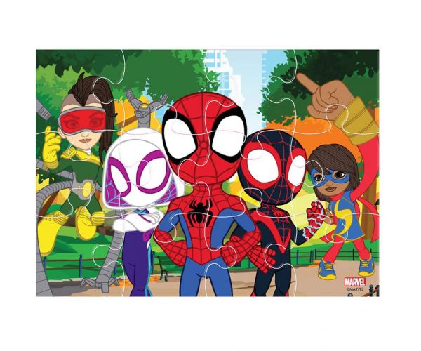 Luna: Spidey 4 în 1 puzzle cu 12-15-20-24 piese