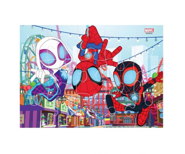 Luna: Spidey 4 în 1 puzzle cu 12-15-20-24 piese