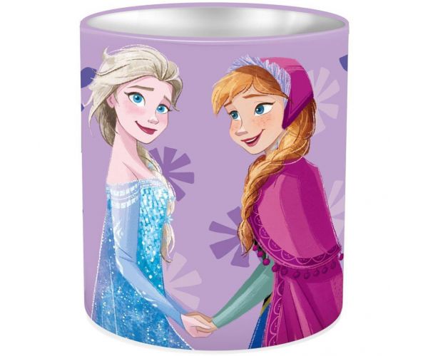 Luna: Suport pentru instrumente de scris din metal cu Elsa și Anna din Regatul de Gheață, 10x11 cm