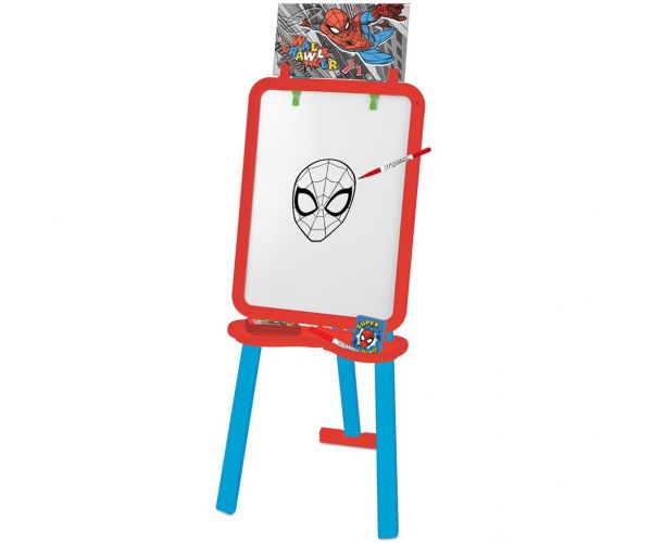 Luna: Tablă de desen Spider-Man 2 în 1, 56x42x6 cm