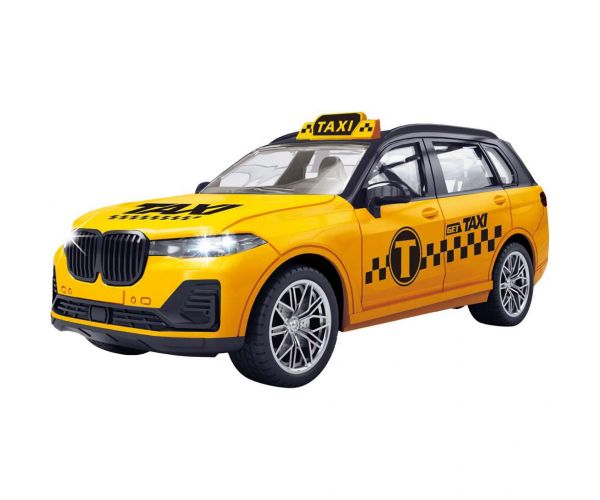 Luna: Taxi urban BMW X7 cu lumină și sunet, scară 1/16