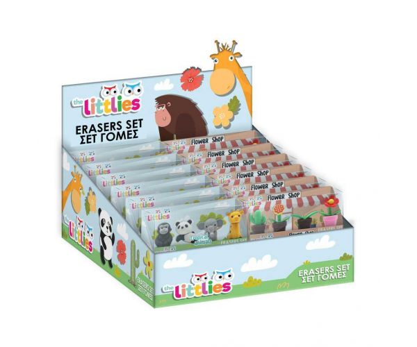 Luna: The Littlies set de 4 gume de șters în cutie, în diverse variante