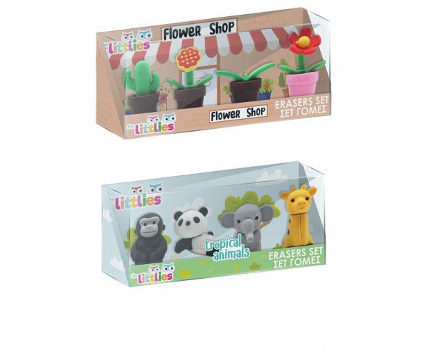 Luna: The Littlies set de 4 gume de șters în cutie, în diverse variante