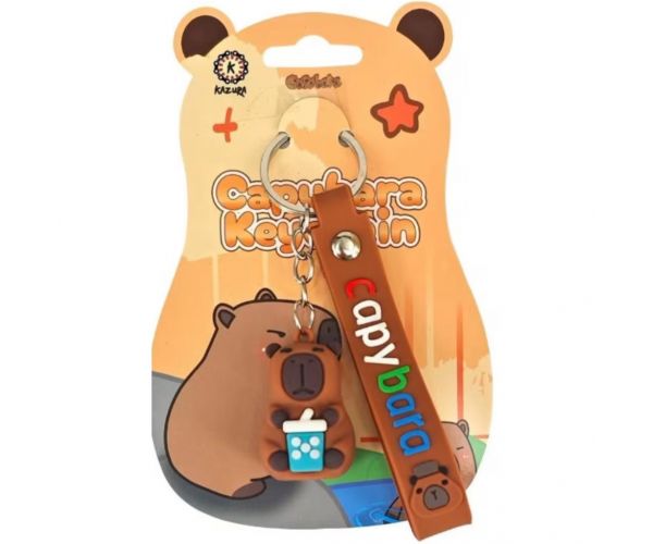 Luna: breloc cu capybara în mai multe variante