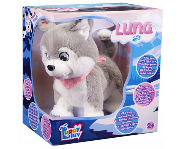 Luna, cățelușa interactivă de pluș - Puppy Luv