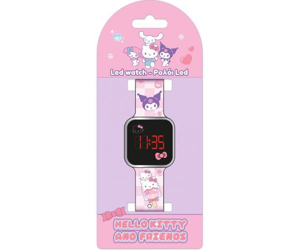 Luna: ceas Hello Kitty cu LED
