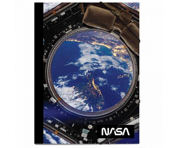 Luna: mapă elastică NASA pentru foi A4 25x35cm