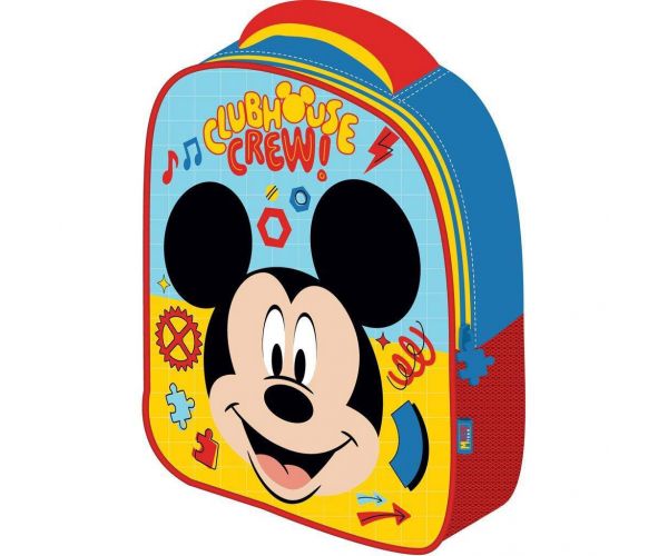 Luna: Mickey egér mintás 3D-s ovis hátizsák 26x10x32cm