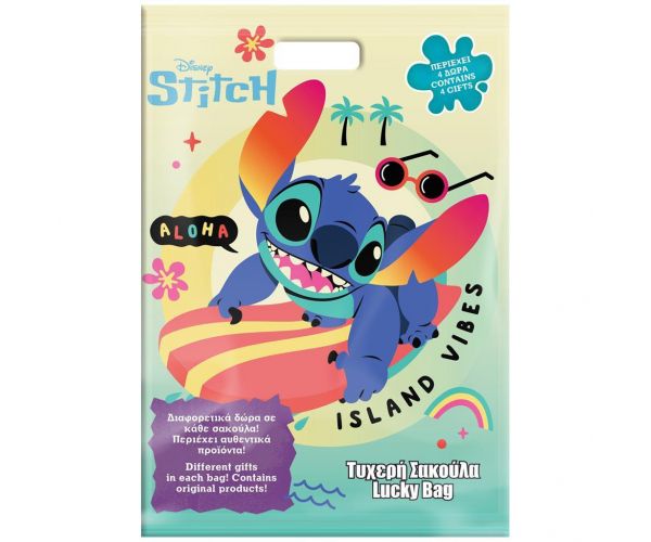 Luna: săculeț surpriză Disney Stitch 29x40 cm