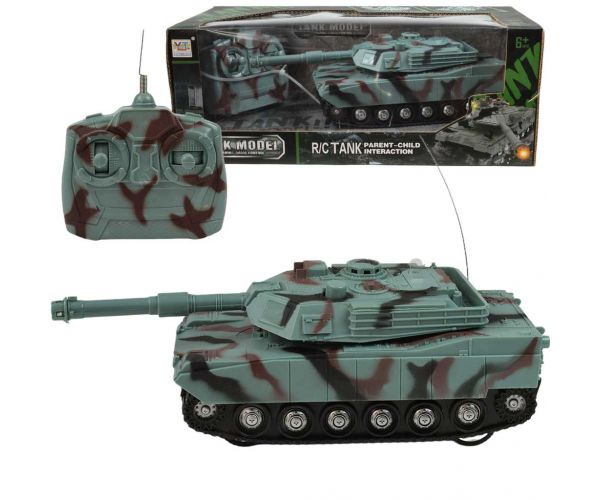 M1 Abrams tanc cu lumină și sunet telecomandă RC Scara 1/32 22cm
