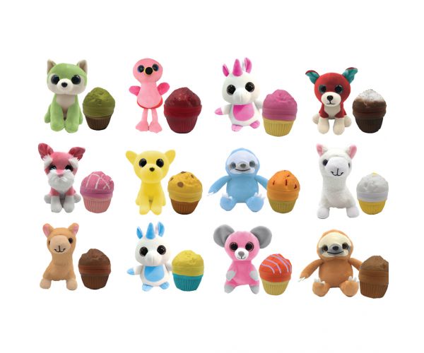 Magic Muffin figurină de pluș reversibilă și colecționabilă cu aromă.