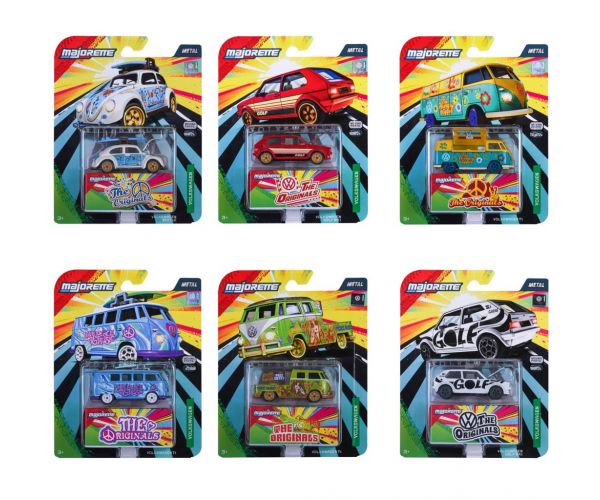 Majorette: Mașinuță Volkswagen Deluxe în mai multe variante, 1 bucată - Simba Toys