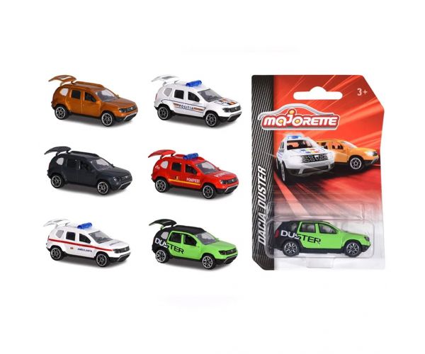 Majorette: Modele auto Dacia Duster în mai multe variante 1/64 1buc - Simba Toys