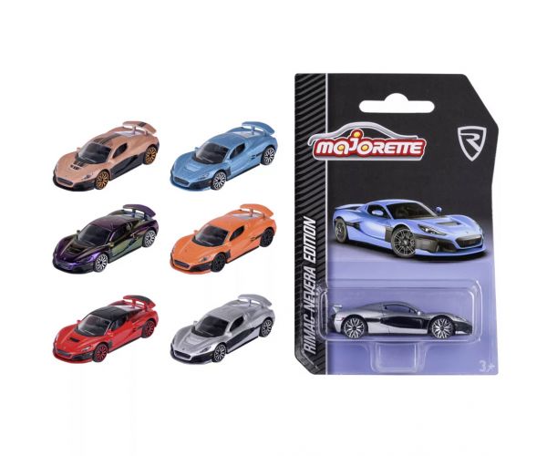 Majorette: Rimac Nevera Edition modele auto metalice în diferite variante 1/64 1buc
