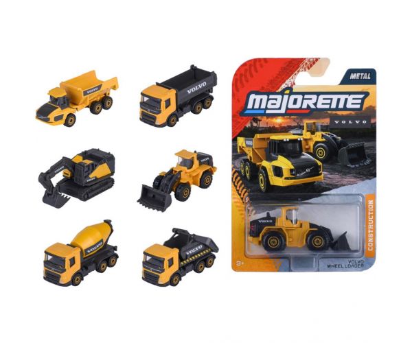 Majorette: Utilaje de construcții Volvo în mai multe variante 1 bucată - Simba Toys