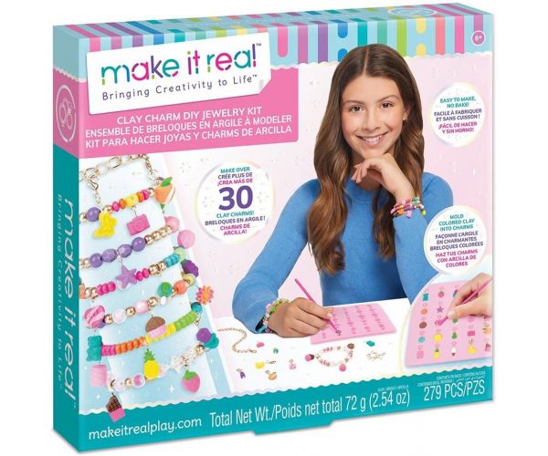 Make It Real: Set de bijuterii cu charmuri din pastă modelatoare