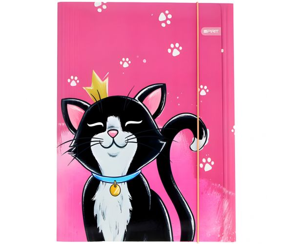 Mapă elastică cu pisici Spirit: Cat Queen A/4