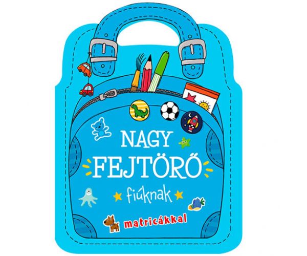 Mare carte de activități - caiet cu autocolante pentru băieți
