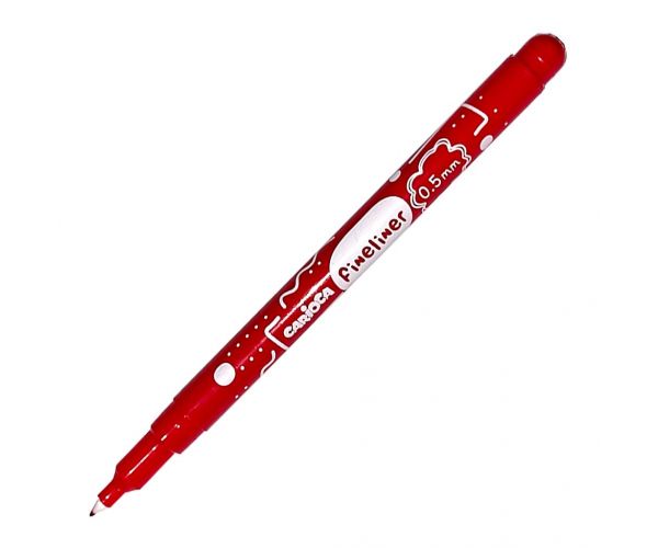 Marker acrilic roșu, 0,5 mm - Carioca