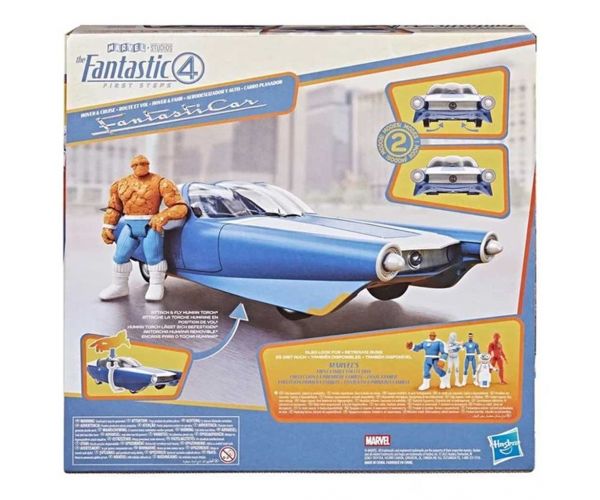 Marvel – Cei patru fantastici Epic World of Action: Fantasticar plutitor și de croazieră - Hasbro