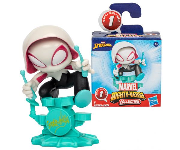 Marvel: Colecția Mighty-Verse a Omului Păianjen - Mini figurina Spider Gwen - Hasbro