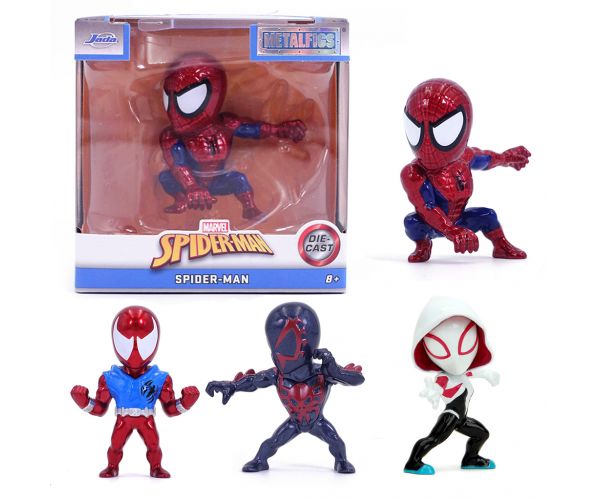Marvel: Pókember Metalfigs metálfigurák többféle változatban 1db - Simba Toys
