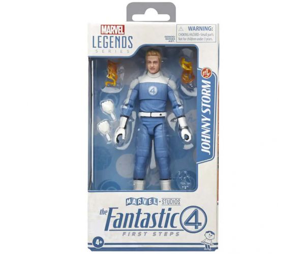 Marvel Legends: Cei Patru Fantastici - figurina Johnny Storm 15cm - Hasbro