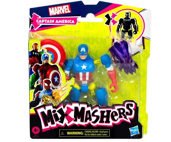 Marvel Mix Mashers: Figurină Căpitanul America cu accesorii - Hasbro