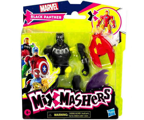 Marvel Mix Mashers: Răzbunătorii figură Pantera Neagră cu accesorii - Hasbro