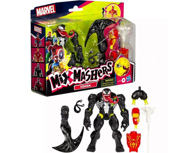 Marvel: Mix Mashers figură Venom cu accesorii - Hasbro