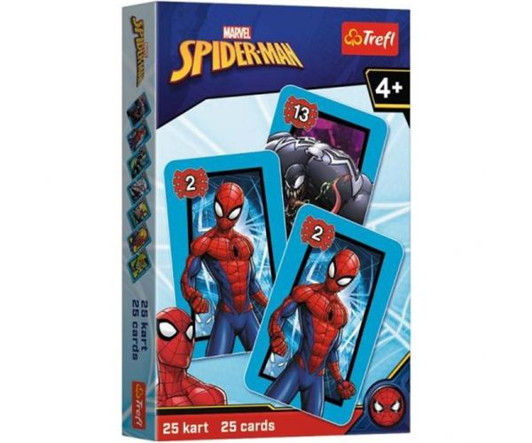 Marvel: Omul Păianjen joc de cărți negru Petru - Trefl