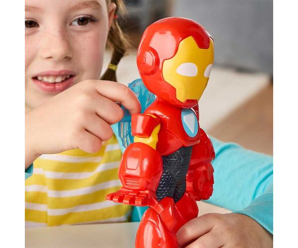 Marvel Omul de Fier și minunații săi prieteni - Figurină Omul de Fier de 23 cm - Hasbro