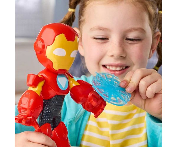 Marvel Omul de Fier și minunații săi prieteni - Figurină Omul de Fier de 23 cm - Hasbro