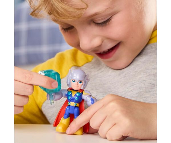 Marvel Omul de Fier și prietenii săi fantastici: figurina Thor cu accesorii - Hasbro