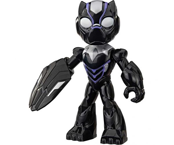 Marvel Omul de Fier și prietenii săi minunați - Figurină Pantera Neagră de 23 cm - Hasbro