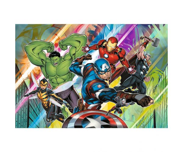 Marvel Răzbunătorii Putere și Forță puzzle de 100 de piese - Trefl