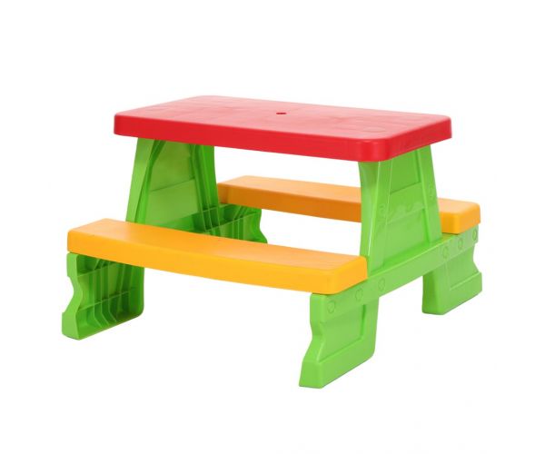 Masă de picnic verde 70x79x47cm