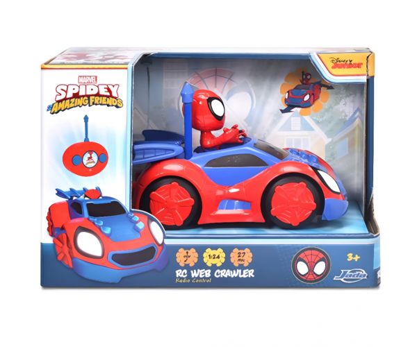 Mașina cu telecomandă RC Spider-Man 17cm - Jada Toys