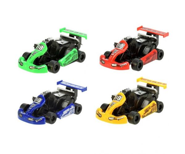 Mașină de curse Go-kart Turbo Racers, disponibilă în mai multe variante, 1 bucată