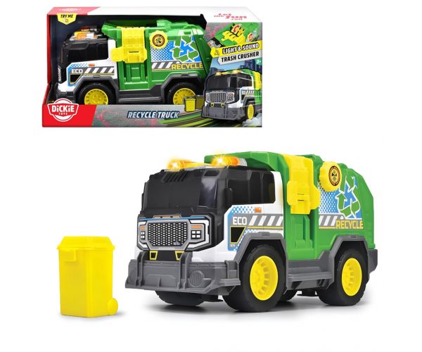 Mașină de gunoi cu efecte de lumină și sunet 30cm - Dickie Toys