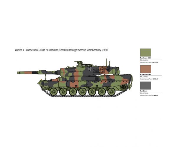 Mașină de model Italeri 1/35 Leopard 2A4