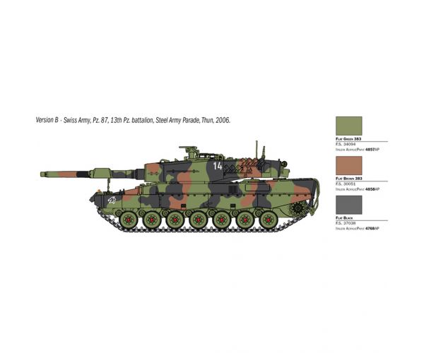 Mașină de model Italeri 1/35 Leopard 2A4